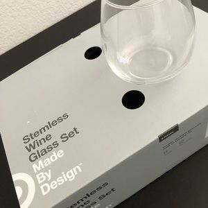 Stemless Wine Glass Set of 6